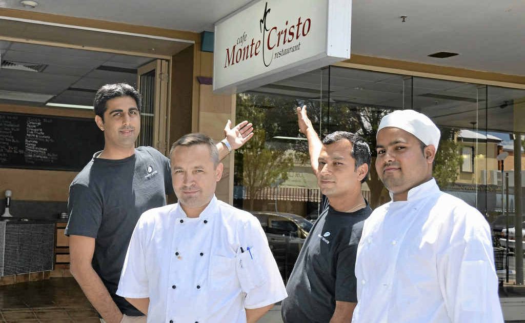 Cafe Monte Cristo owner Harvey Gill, with his team, Andrew Gladkikh, Nash Chawla and Sam Kumar are up and running at Rose City Shoppingworld (next to Brumby’s). Cafe Monte Cristo owner Harvey Gill, with his team, Andrew Gladkikh, Nash Chawla and Sam Kumar are up and running at Rose City Shoppingworld (next to Brumby’s).